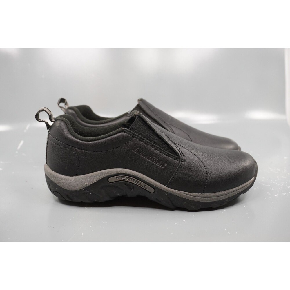 Big Kid's Merrell Jungle Moc Leather Slip On Shoes Size US 3.5/ EURO 34.5